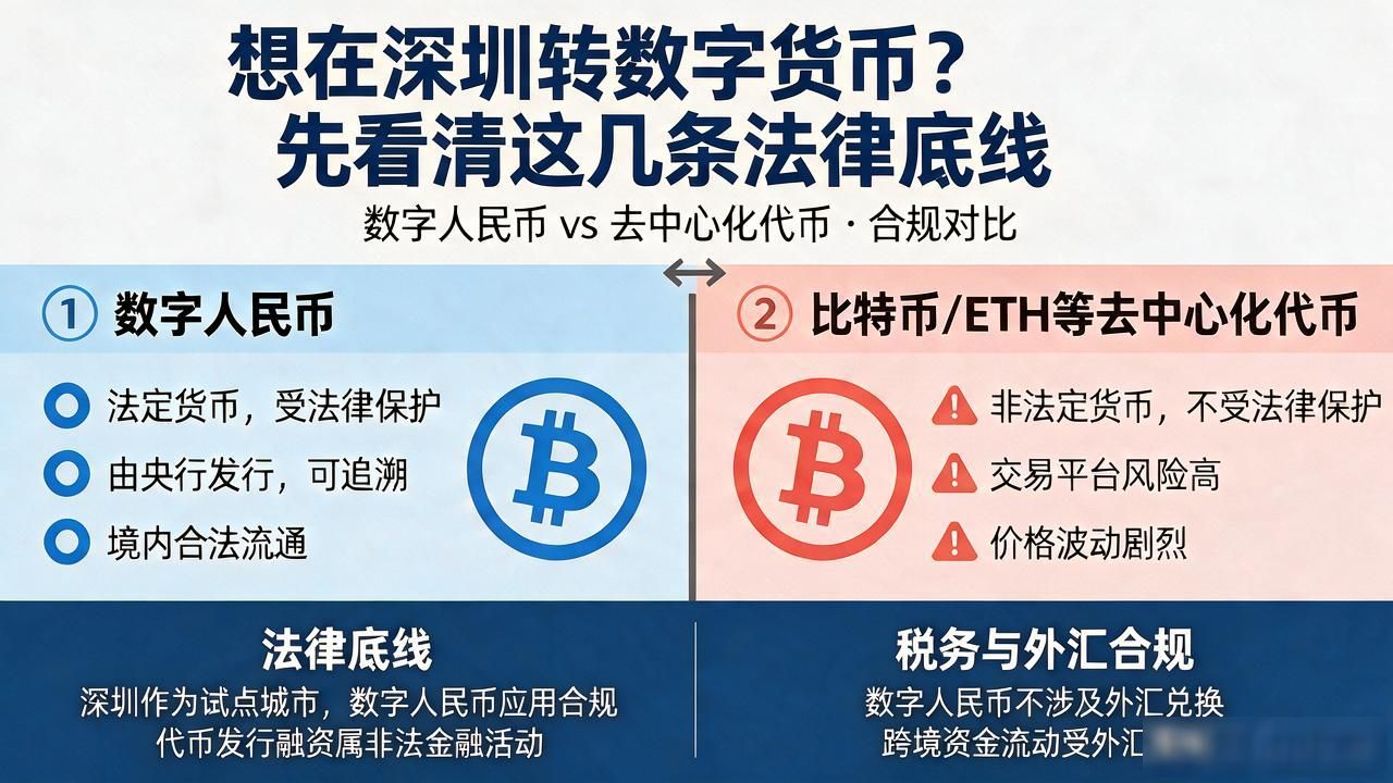 想在深圳转数字货币？先看清这几条法律底线
